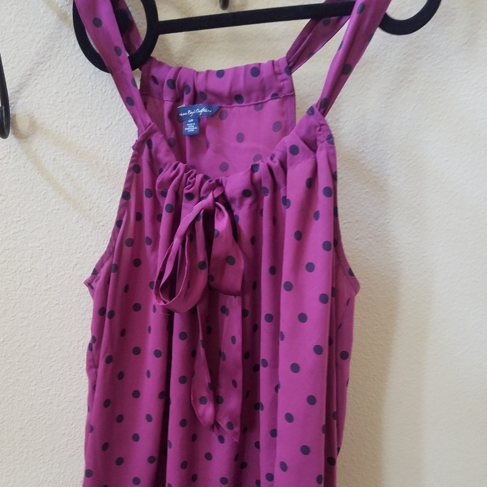 American Eagle tank with adjustable tie